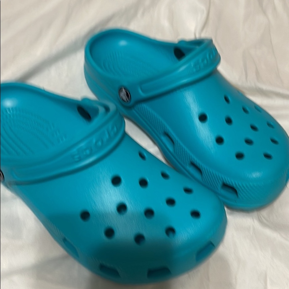 Light blue crocs